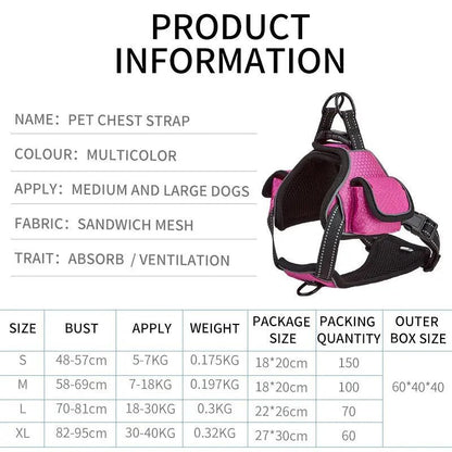 Airtag Pet Harness Vest Set - WoofMeowProps.com