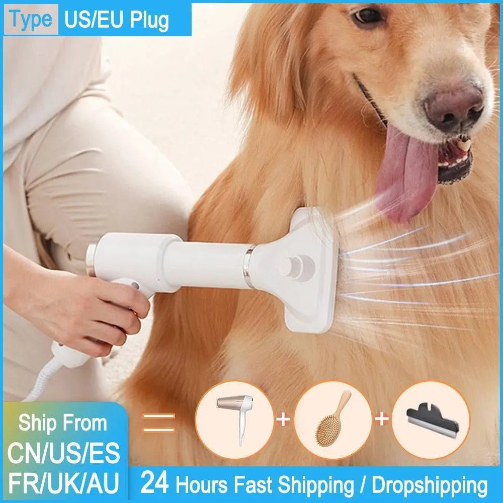 2-in-1 Dog Hair Dryer Portable - WoofMeowProps.com